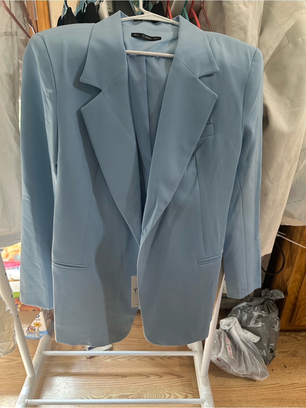 Sky Blue Women’s Tailored Blazer by Tahari